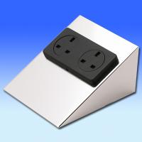 Twin 13A Socket on a Double Stainless Steel Frame