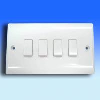 Slim Urea 10A 4 Gang 2 Way Switch