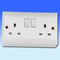 13A 2 Gang DP Switched Socket