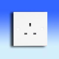 13A 1 Gang DP Unswitched Socket